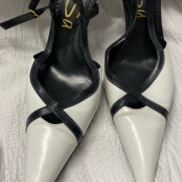 Extreme Pointed Slingback Heels - Picture 1 of 3